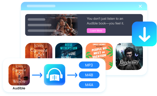 audible converter bottom