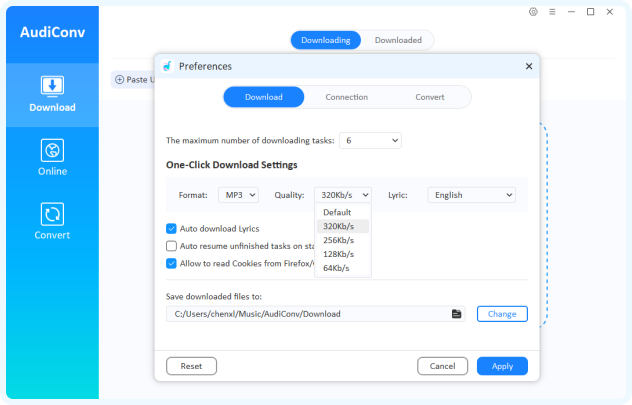 custom output format