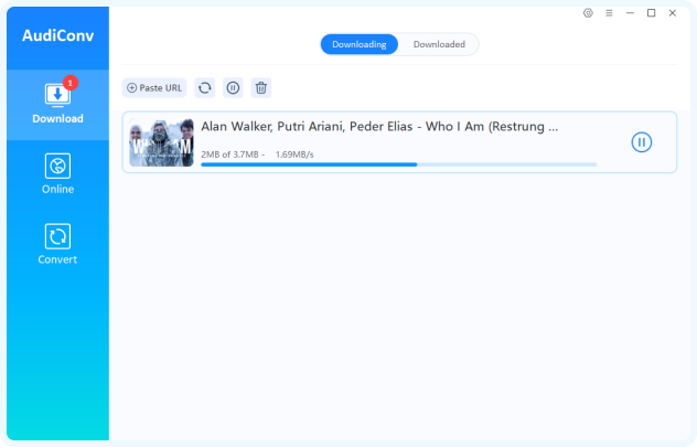 starting download music