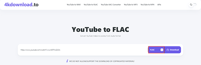 4kdownloadto flac