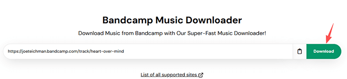 AnyDownloader Bandcamp Music Downloader