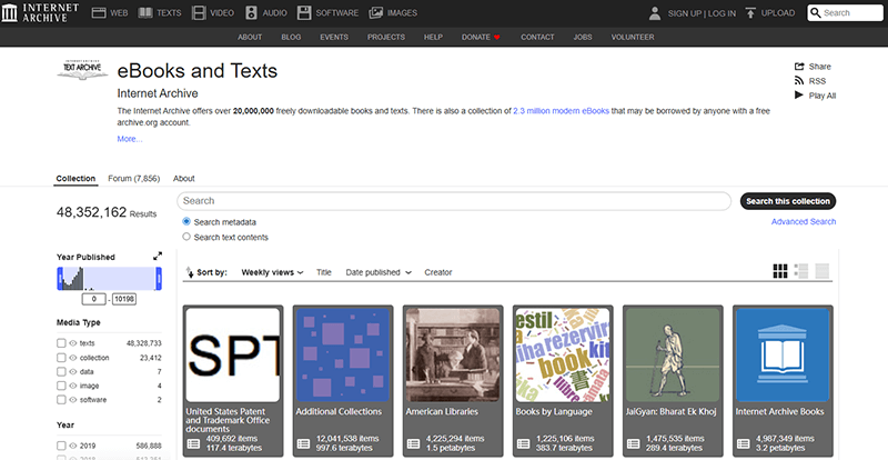 archive texts