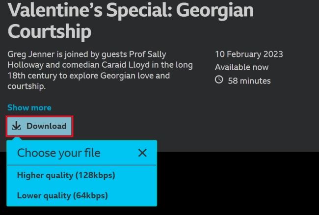 bbc sounds download from site