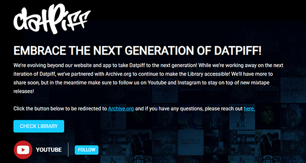 datpiff shut down