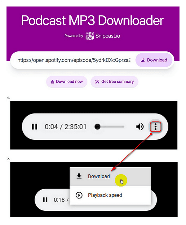 download mp3 with podcastmp3