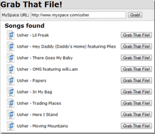 download myspace music online