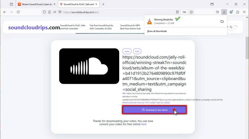 download soundcloud flac with soundcloudtips