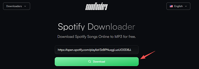 download spotify playlist via soundloaders