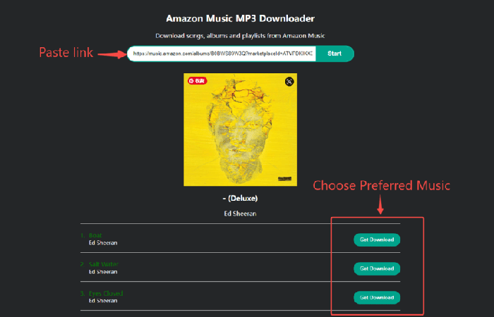 how to use amazon music downloader online