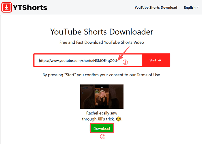 how to use ytshorts