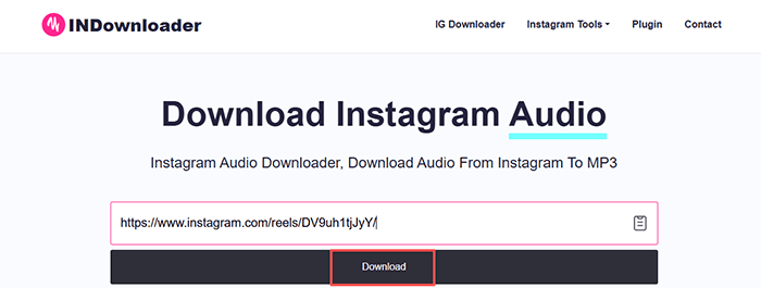indownloader paste link