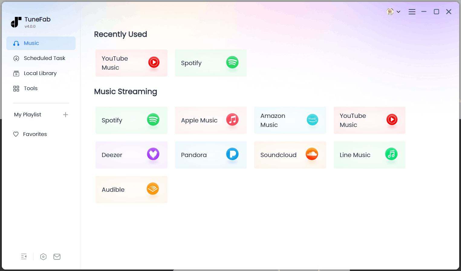 select music service