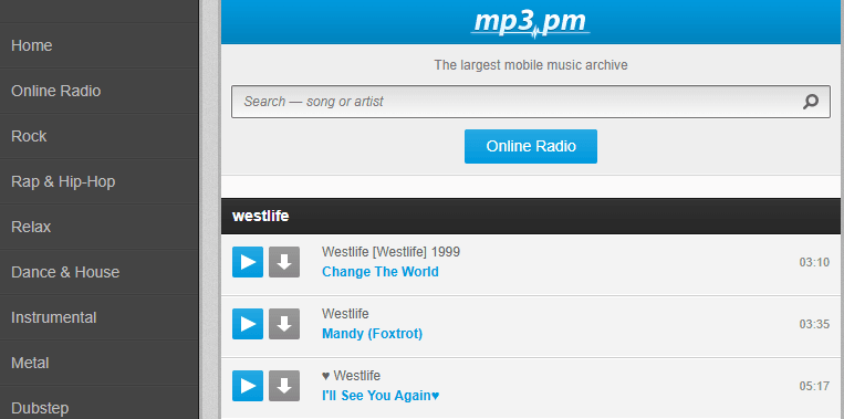 westlife mp3