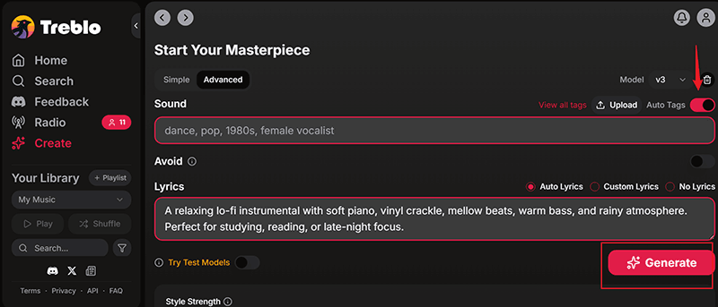 sonauto ai style prompt