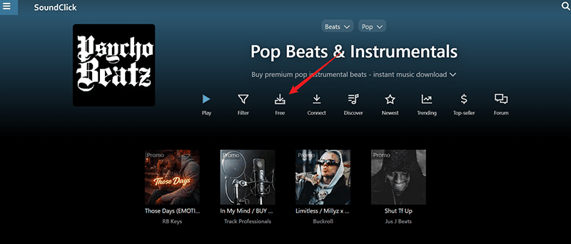 soundclick download track