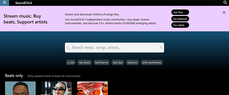 soundclick search track