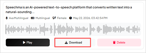 speechma download audio
