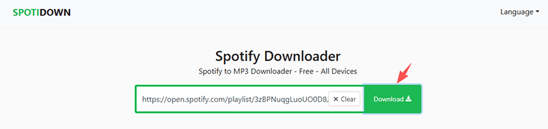 spotidown download playlist