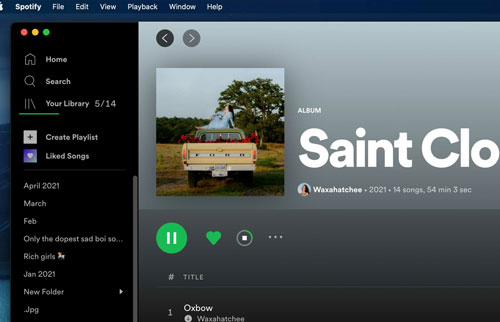 downloading spotify album