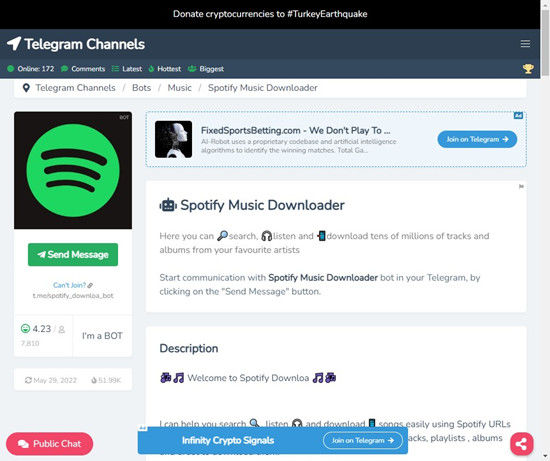 Spotify Telegram Bot