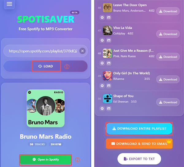 spotisaver app