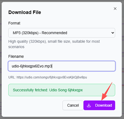 sunodownload udio downloader