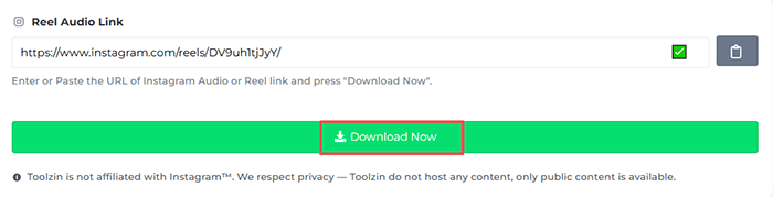 toolzin download audio