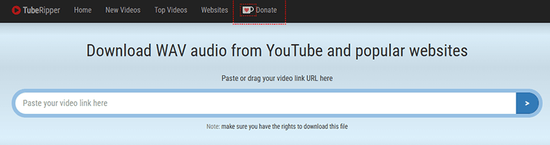 TubeRipper WAV Downloader
