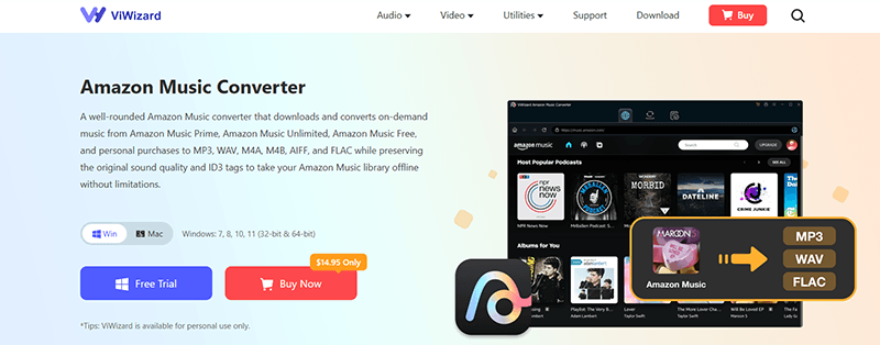 viwizard amazon music converter