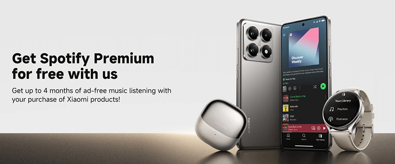 xiaomi with spotify premium