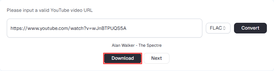 y2wav download flac